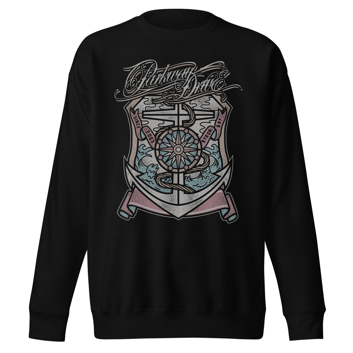 Stakes Parkway Drive Anchors Away Sweatshirt Black
