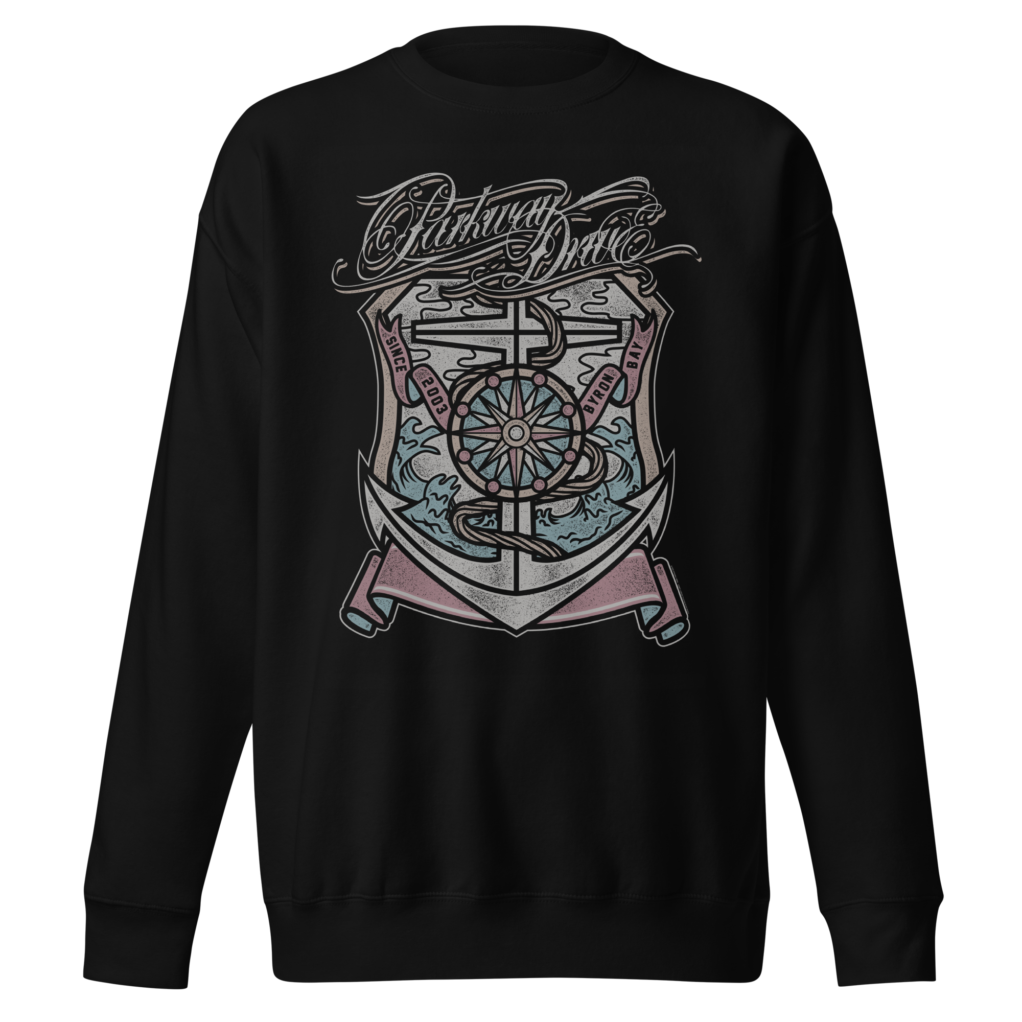 Stakes Parkway Drive Anchors Away Sweatshirt Black