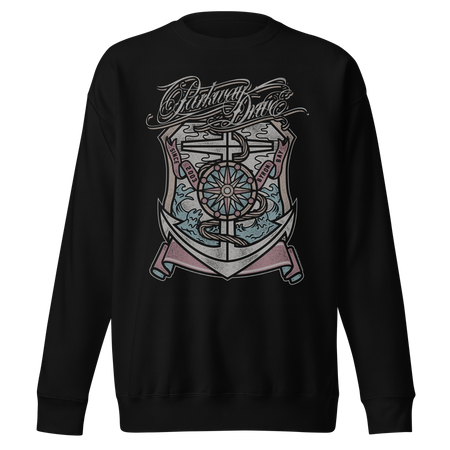 Stakes Parkway Drive Anchors Away Sweatshirt Black