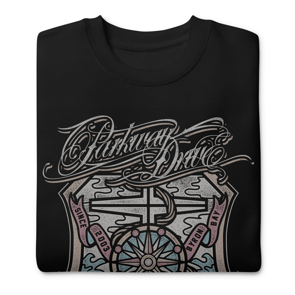 Stakes Parkway Drive Anchors Away Sweatshirt Black