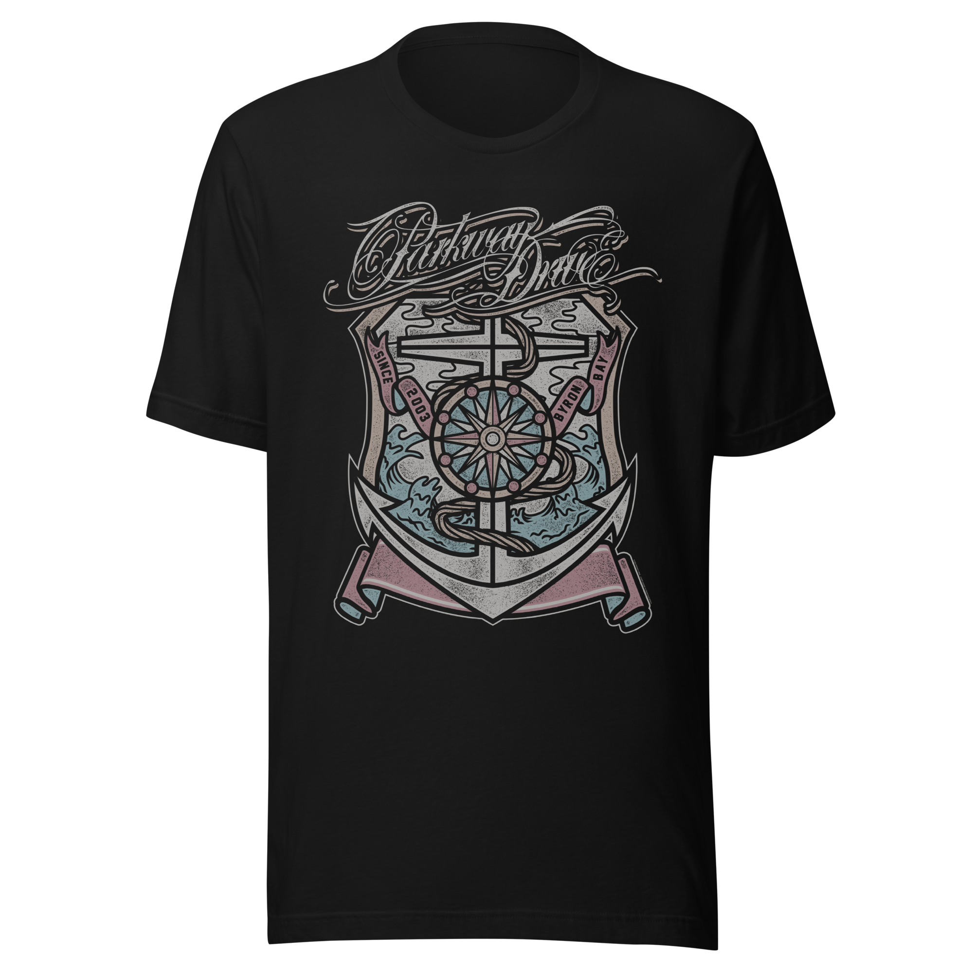 Stakes Parkway Drive Anchors Away T-Shirt Black