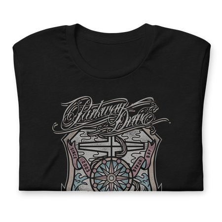 Stakes Parkway Drive Anchors Away T-Shirt Black