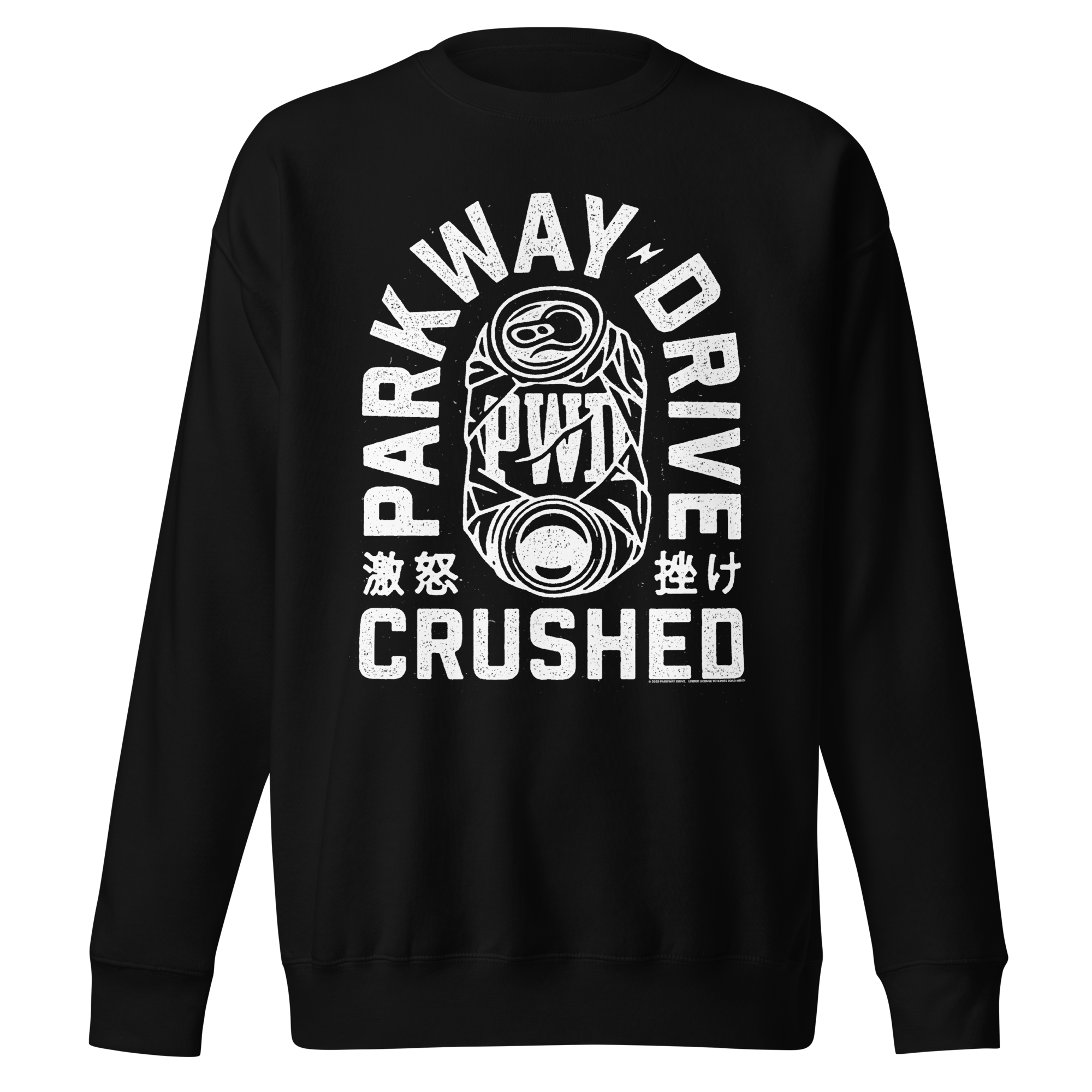 Stakes Parkway Drive Crushed Sweatshirt Black