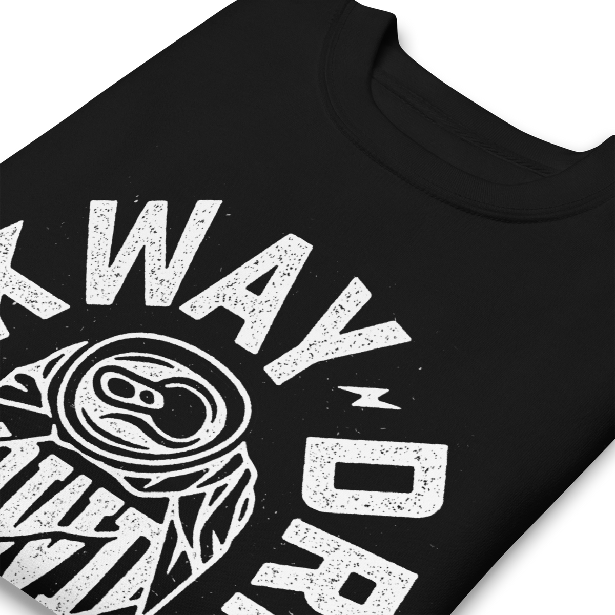 Stakes Parkway Drive Crushed Sweatshirt Black