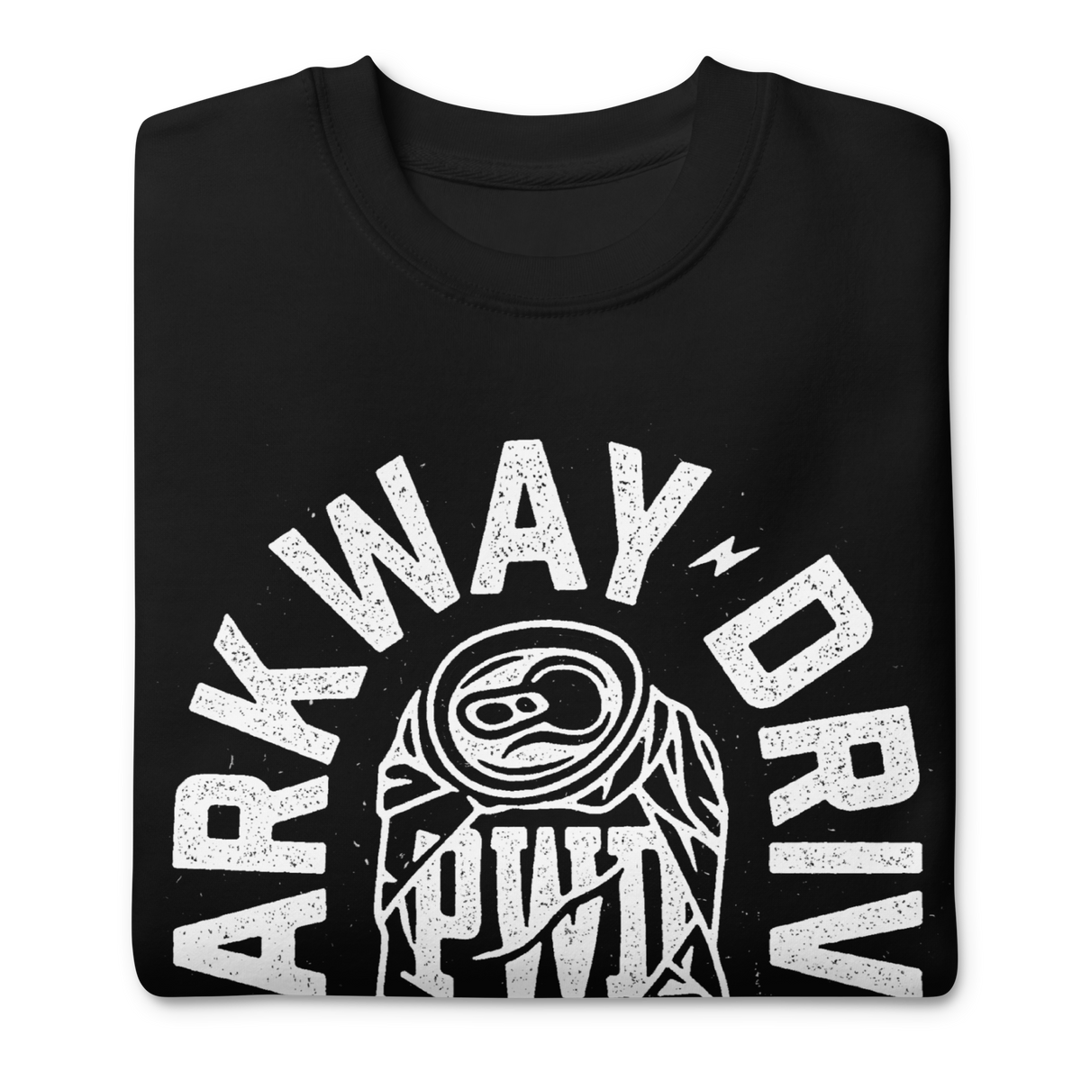Stakes Parkway Drive Crushed Sweatshirt Black