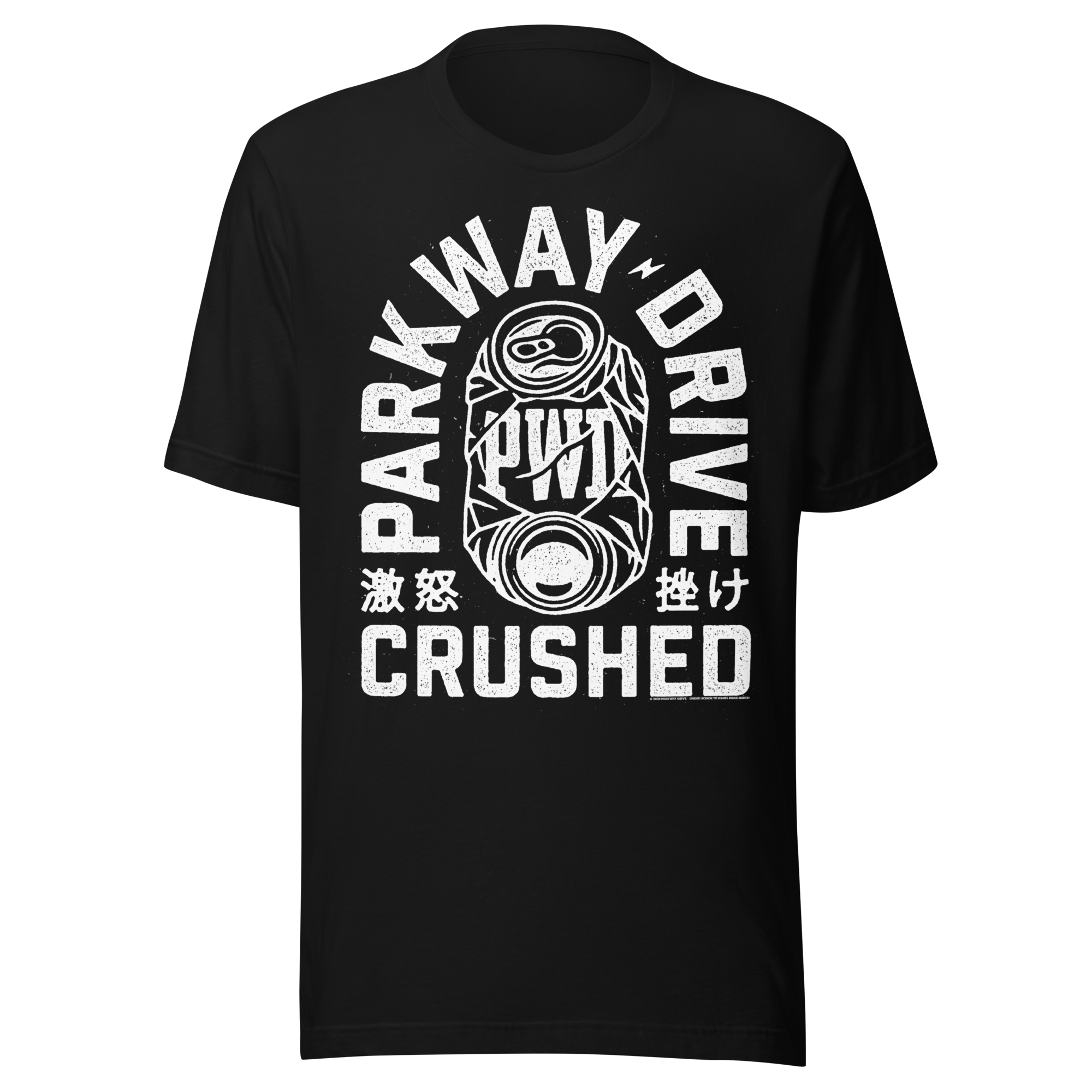 Stakes Parkway Drive Crushed T-Shirt Black