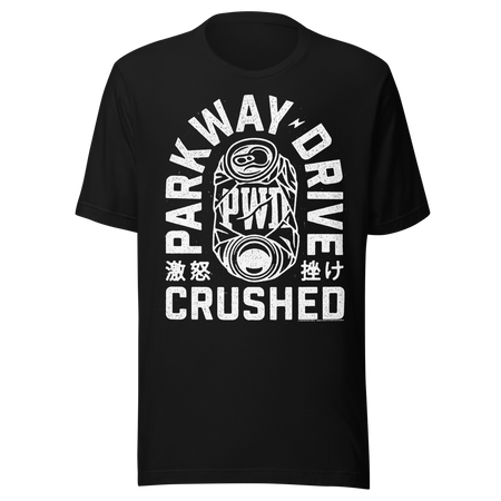 Stakes Parkway Drive Crushed T-Shirt Black