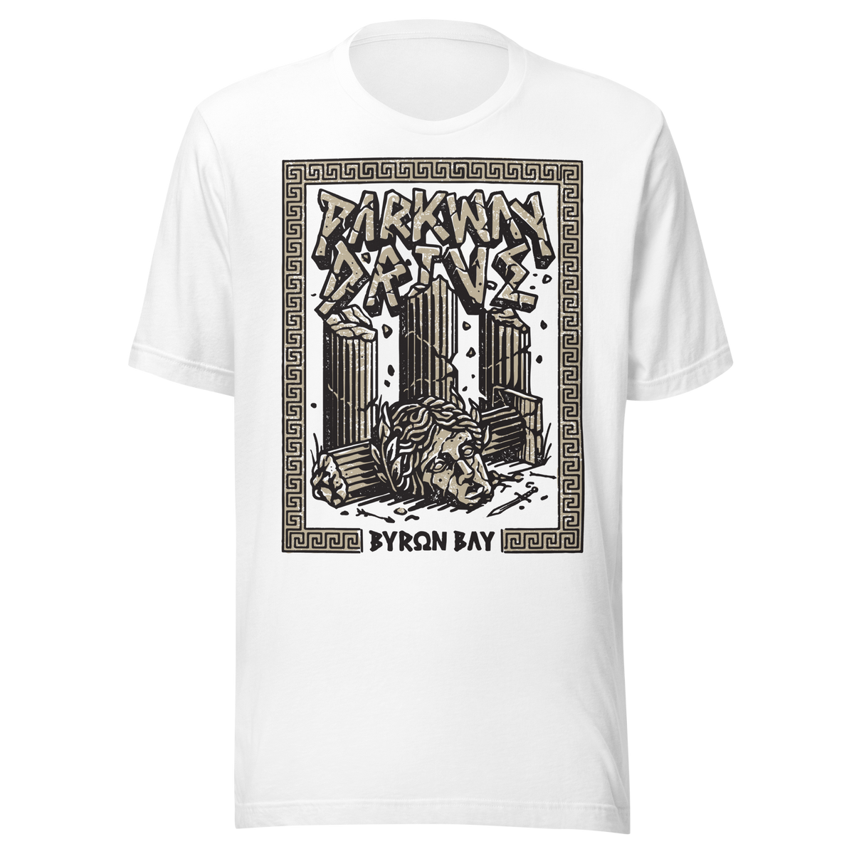 Stakes Parkway Drive Felled Columns T-Shirt White