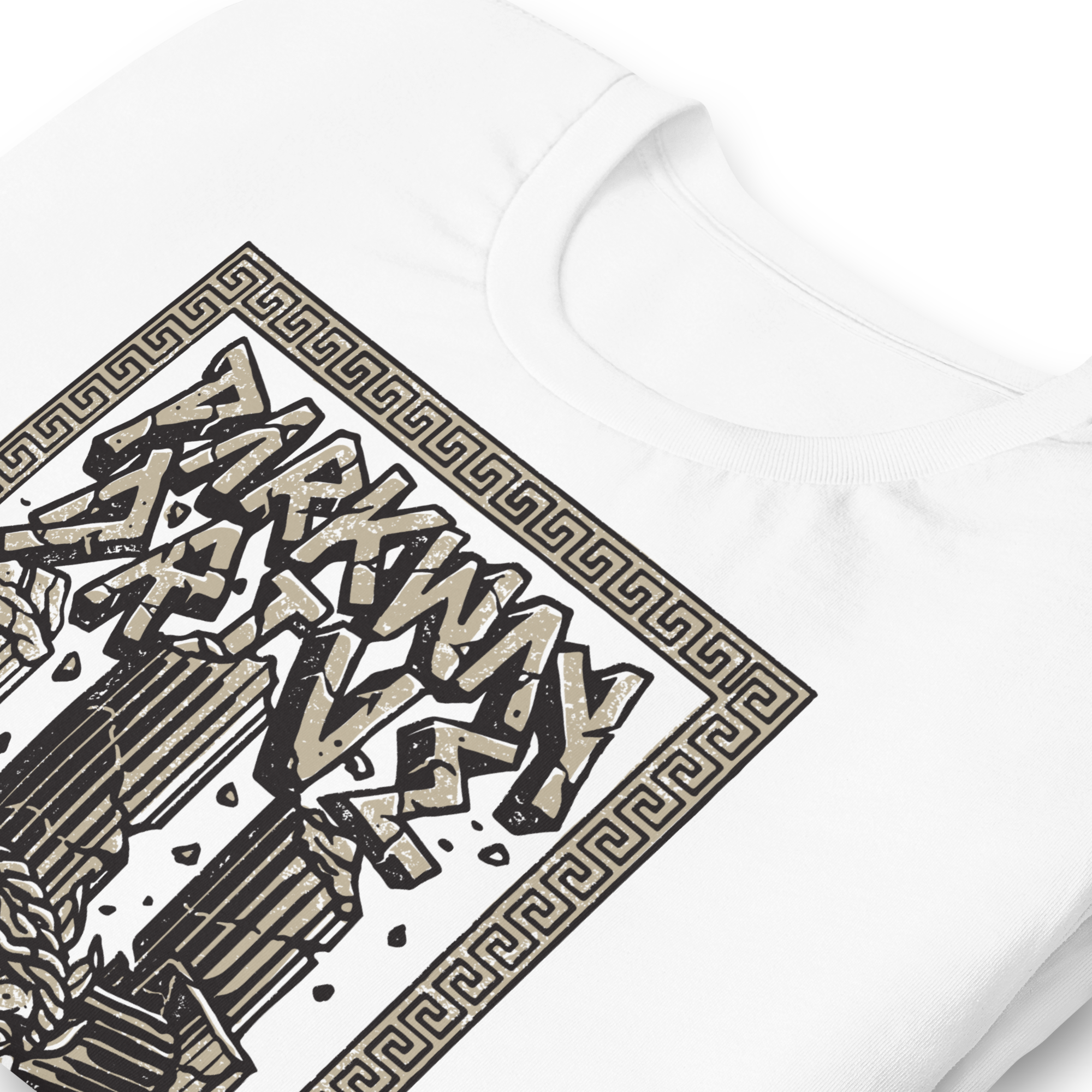 Stakes Parkway Drive Felled Columns T-Shirt White