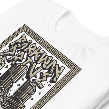 Stakes Parkway Drive Felled Columns T-Shirt White