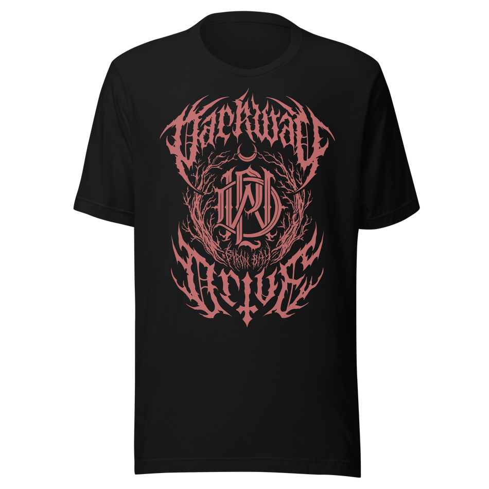 Stakes Parkway Drive Gothic Script T-Shirt Black