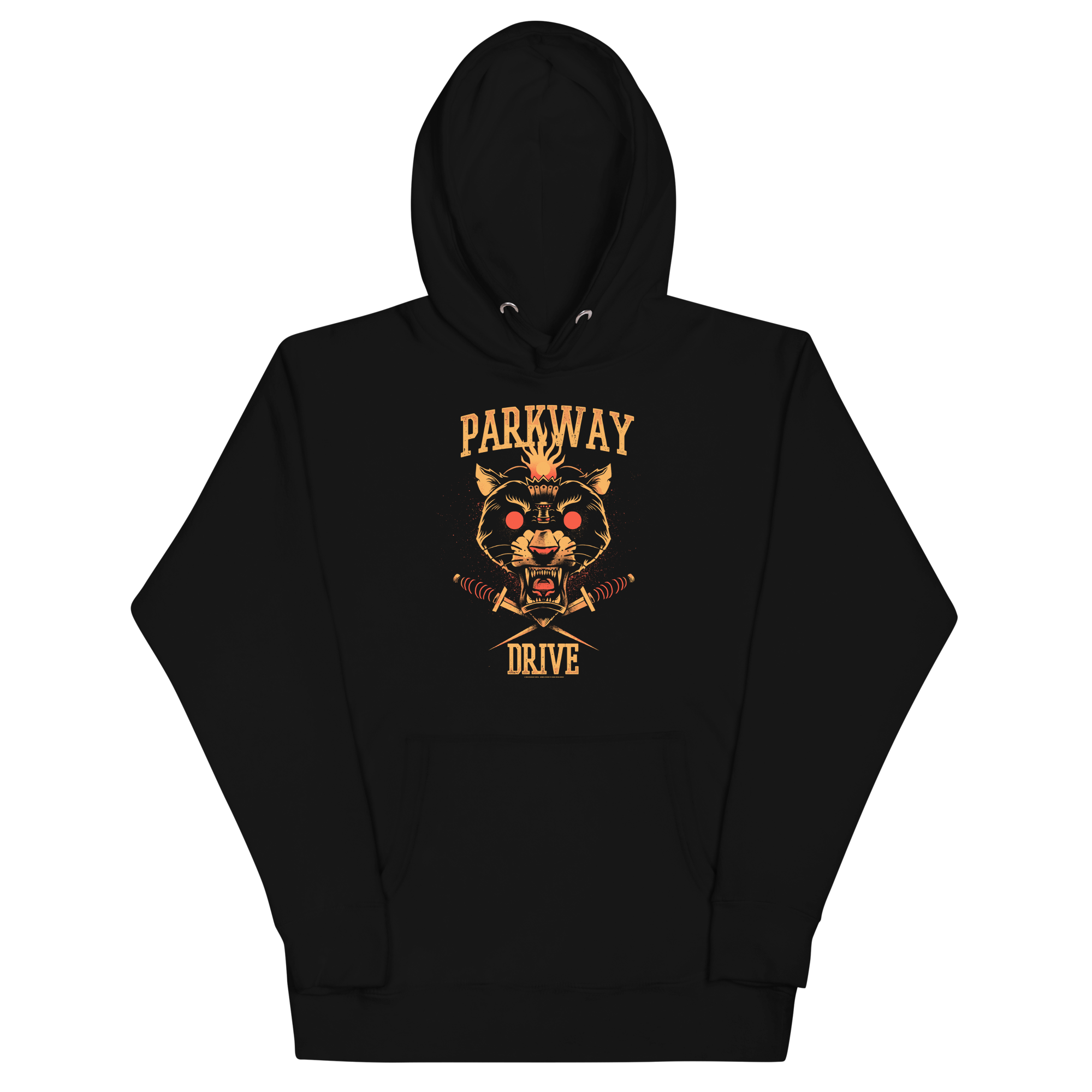 Stakes Parkway Drive Snarling Swords Hoodie Black
