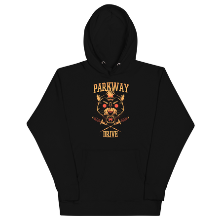 Stakes Parkway Drive Snarling Swords Hoodie Black