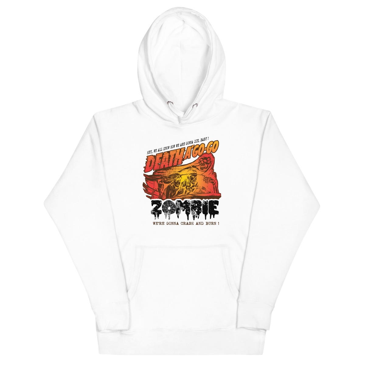 Stakes Rob Zombie Death a Go Go Classic Hoodie White
