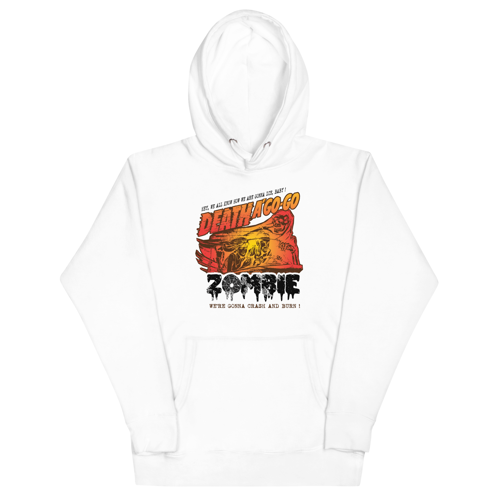 Stakes Rob Zombie Death a Go Go Classic Hoodie White