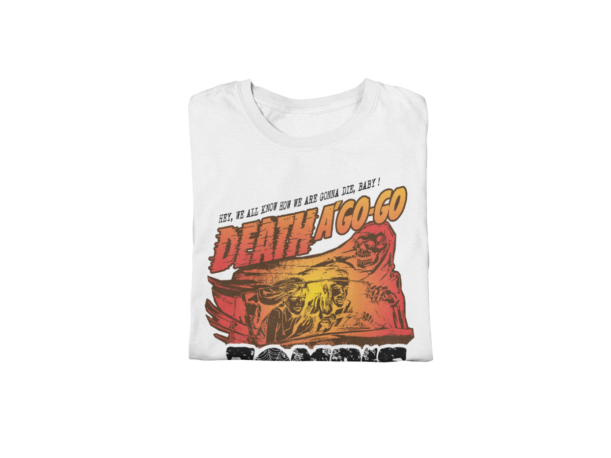 Stakes Rob Zombie - Death a Go Go Jumbo Print T-Shirt White