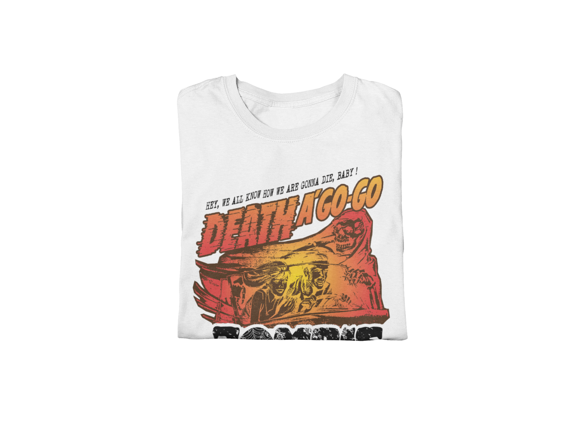 Stakes Rob Zombie - Death a Go Go Jumbo Print T-Shirt White