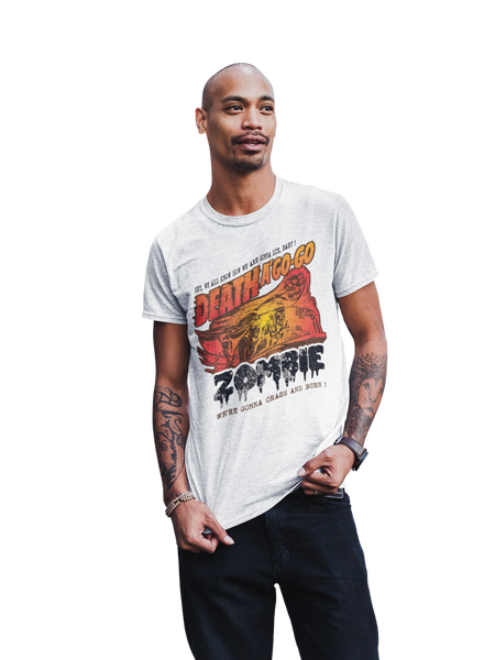 Stakes Rob Zombie - Death a Go Go Jumbo Print T-Shirt White