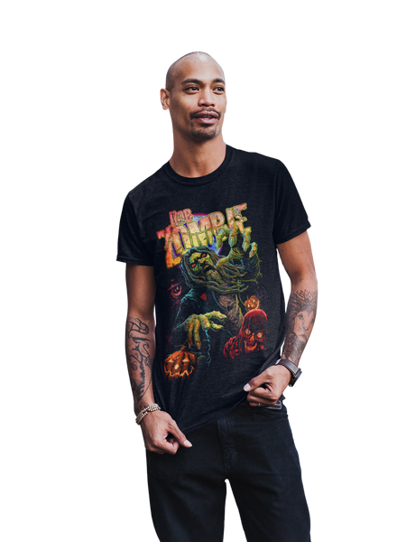 Stakes Rob Zombie - Halloween Jumbo Print T-Shirt Black