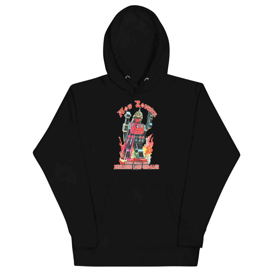 Stakes Rob Zombie Lord Dinosaur Classic Hoodie Black