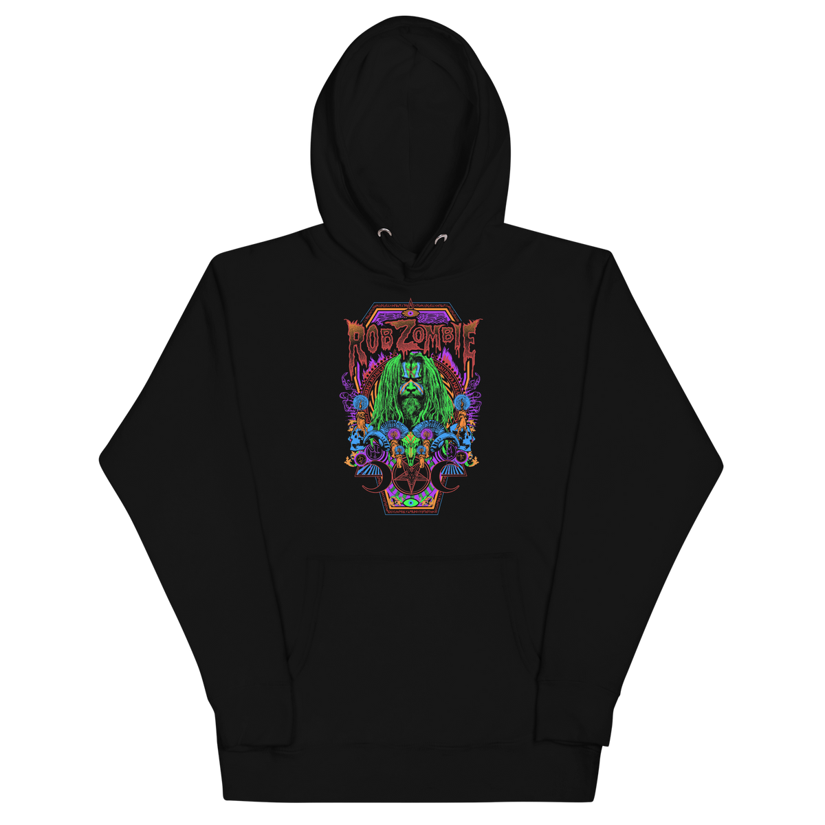 Stakes Rob Zombie Psychedelic Classic Hoodie Black