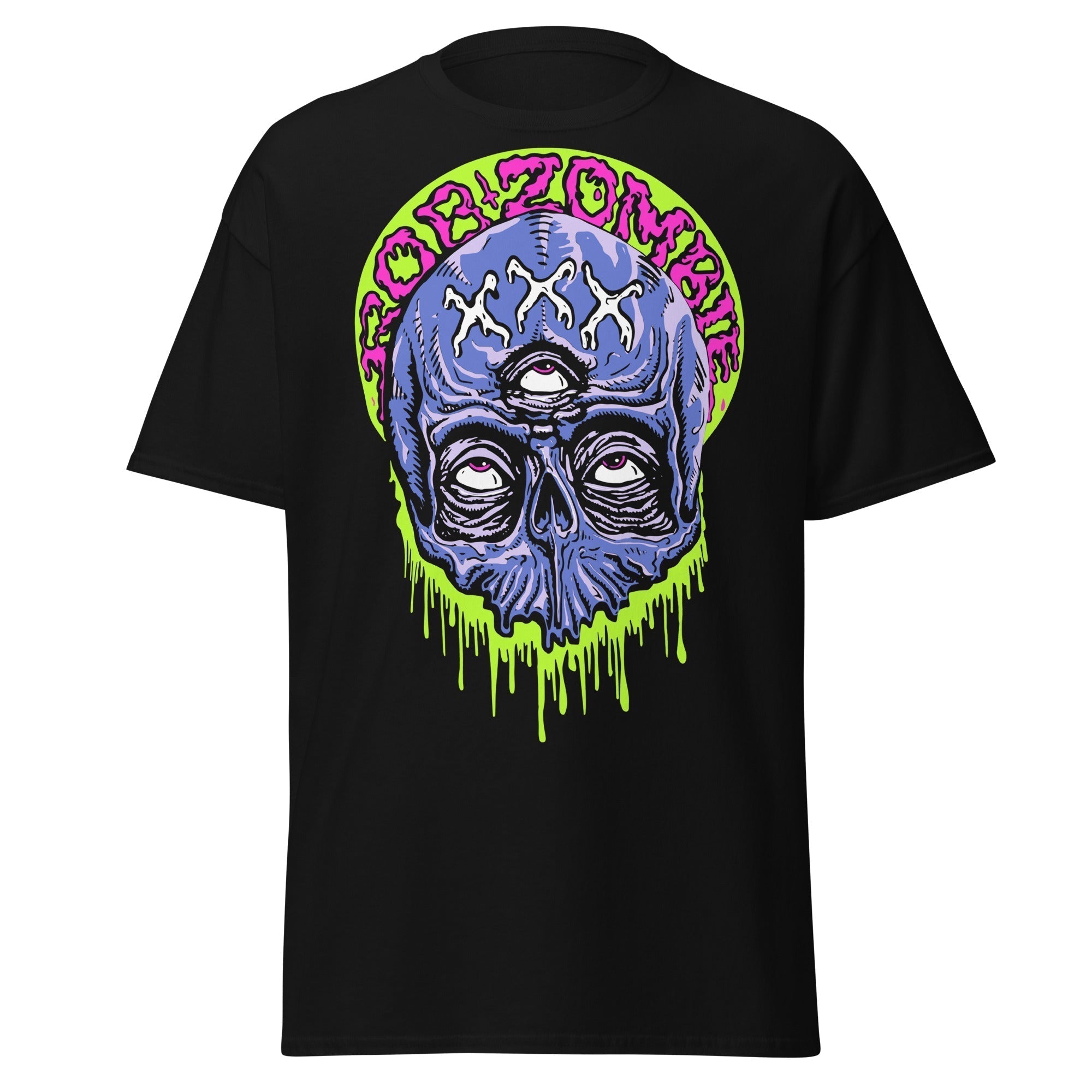 Stakes Rob Zombie - Triple Eye Jumbo Print T-Shirt Black