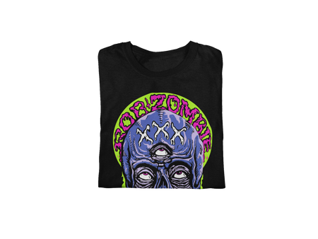Stakes Rob Zombie - Triple Eye Jumbo Print T-Shirt Black