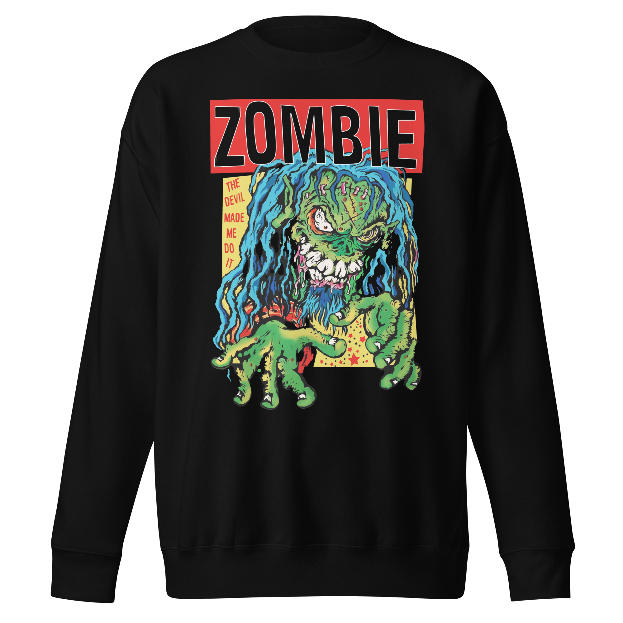 Stakes Rob Zombie Vintage Slime Sweatshirt Black