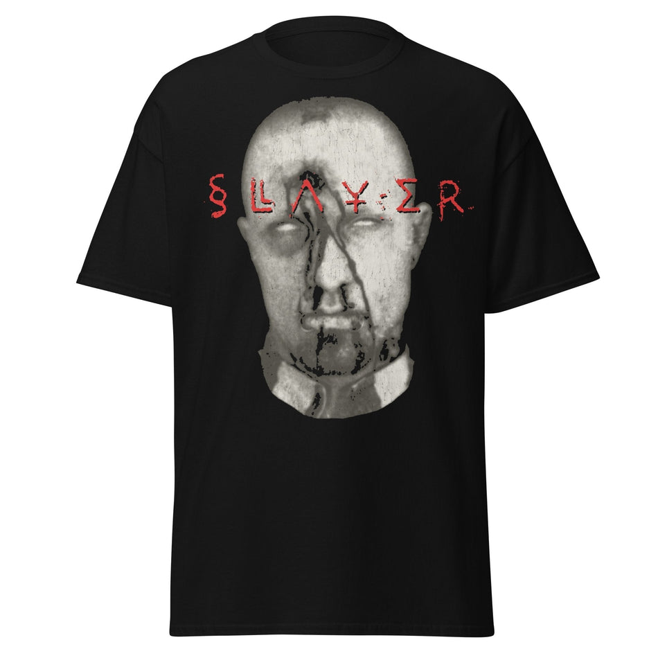 Stakes Slayer Blank Eyes Jumbo Print T-shirt Black