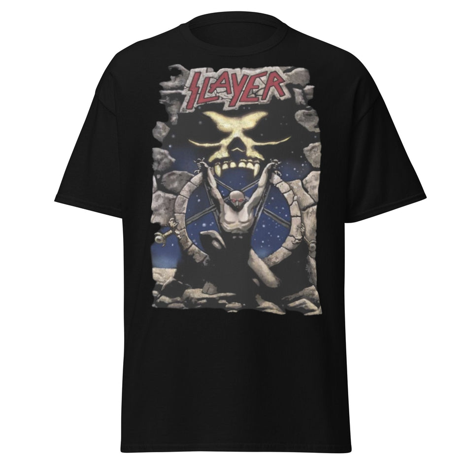 Stakes Slayer - Bow Down Jumbo Print T-Shirt Black
