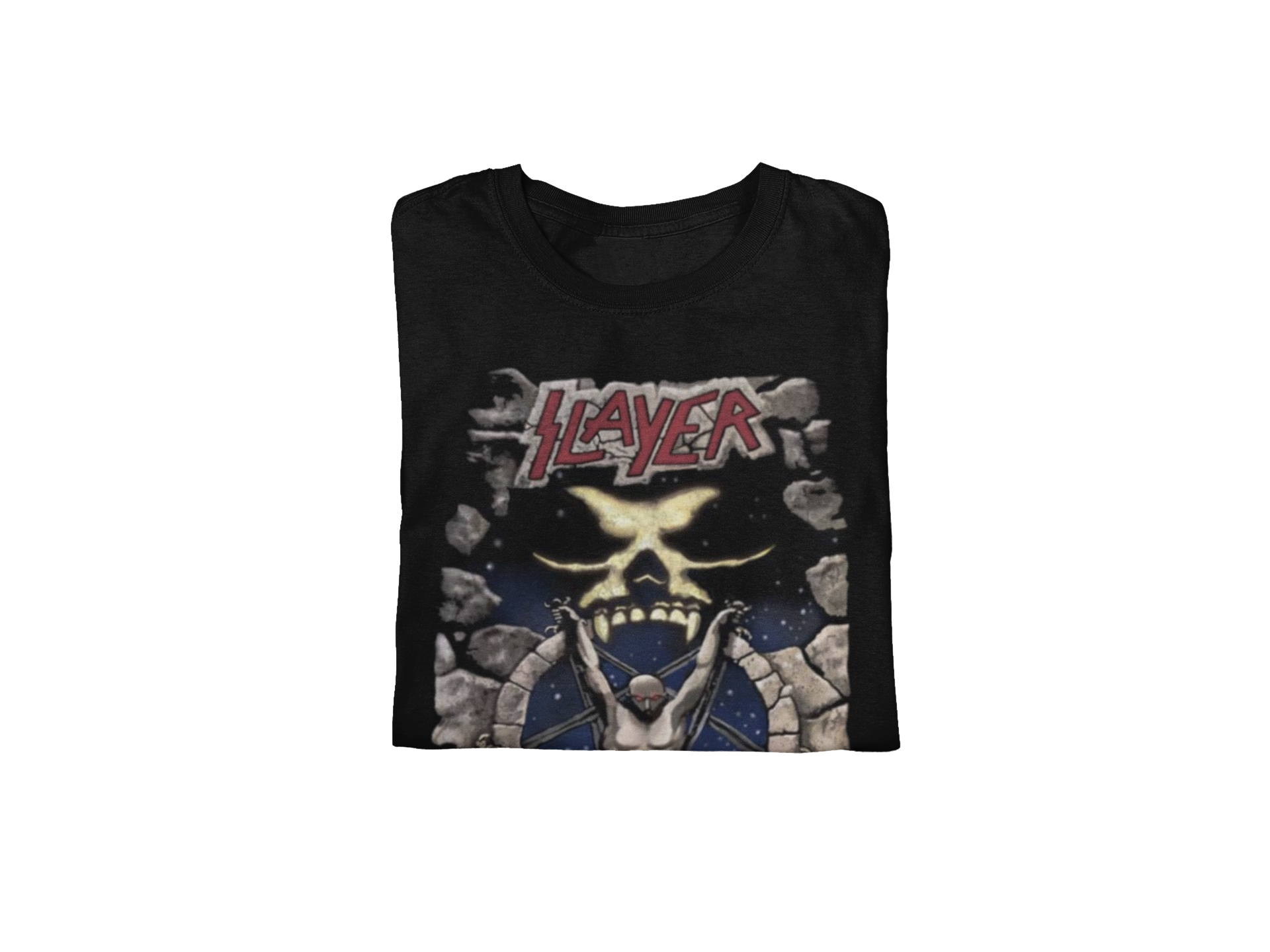 Stakes Slayer - Bow Down Jumbo Print T-Shirt Black