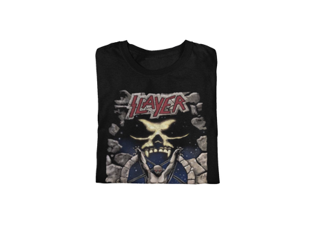 Stakes Slayer - Bow Down Jumbo Print T-Shirt Black