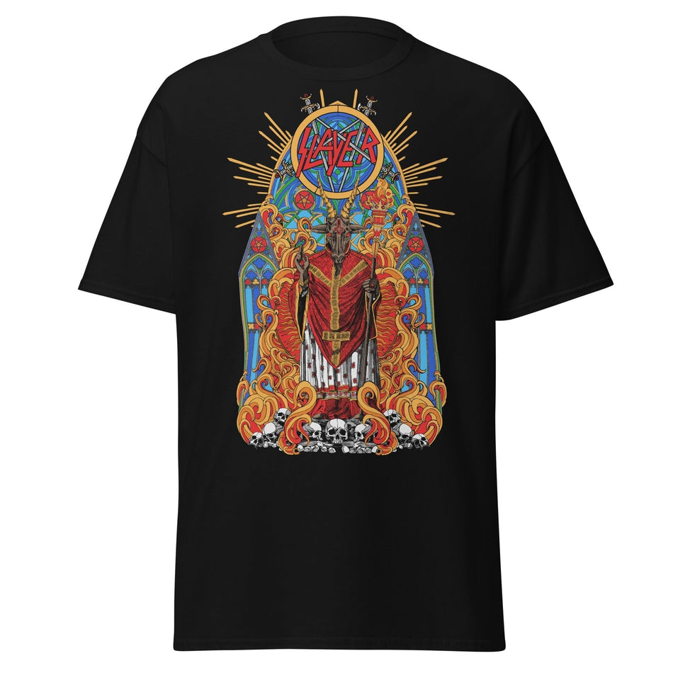 Stakes Slayer - Chapel Jumbo Print T-Shirt Black