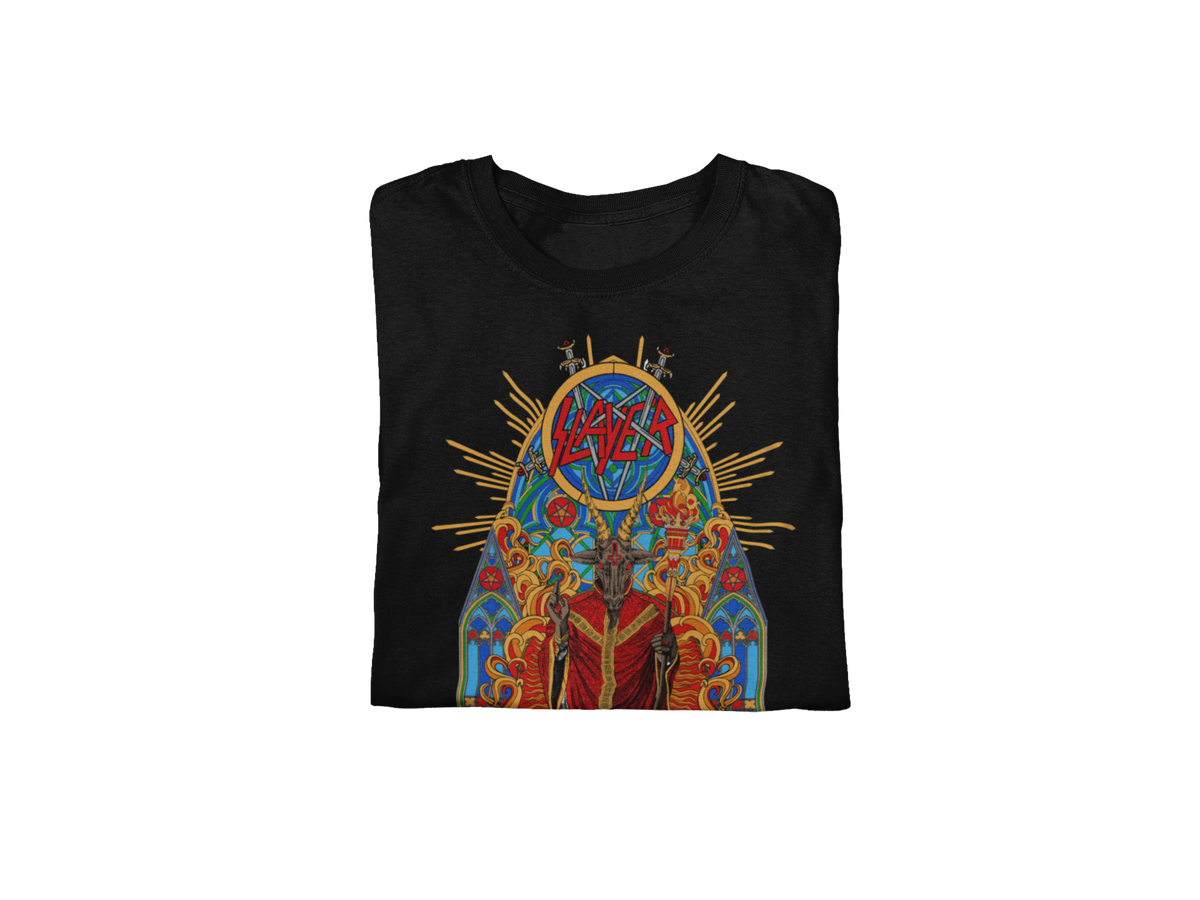 Stakes Slayer - Chapel Jumbo Print T-Shirt Black