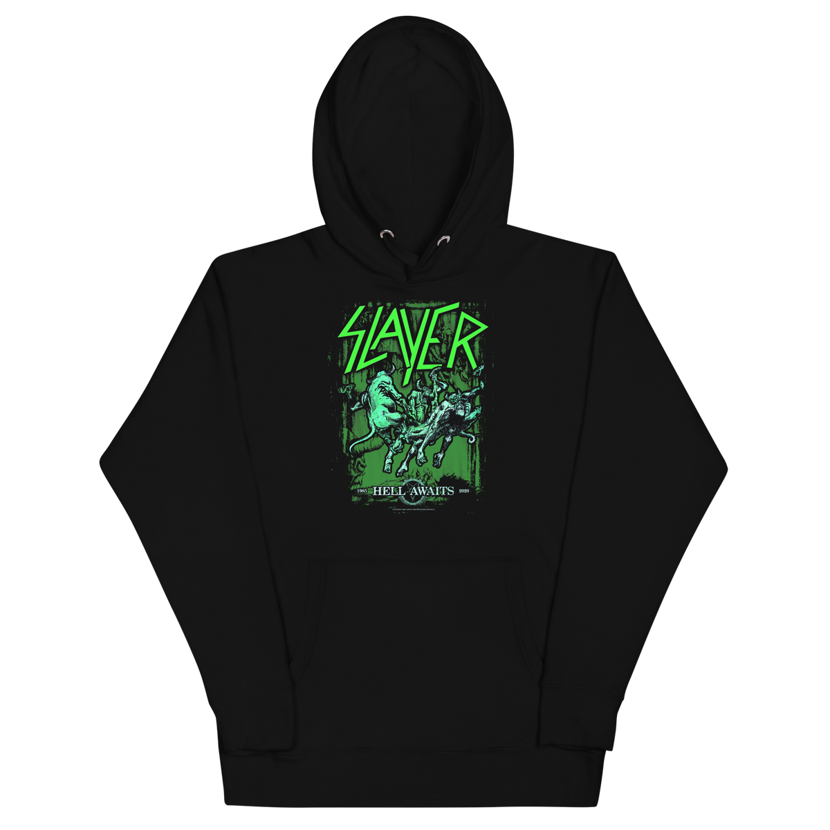 Stakes Slayer Neon Hell Awaits Classic Hoodie Black