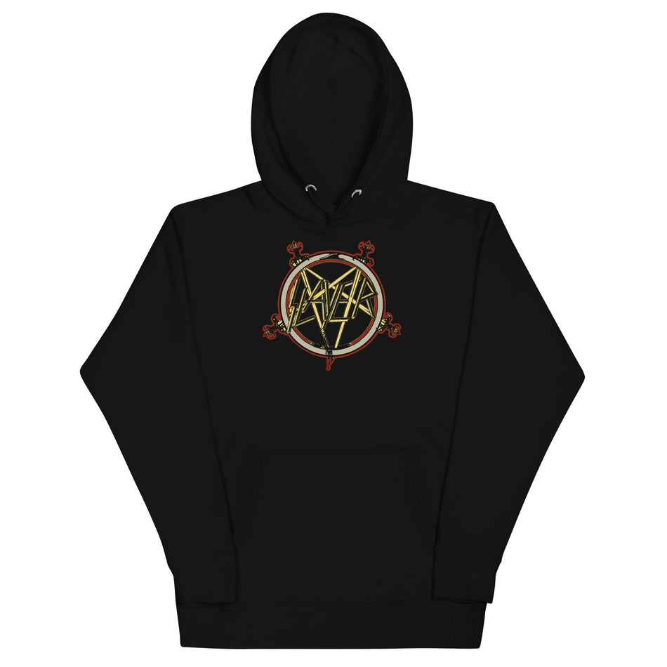 Stakes Slayer - Pentagram Logo Hoodie WS Black