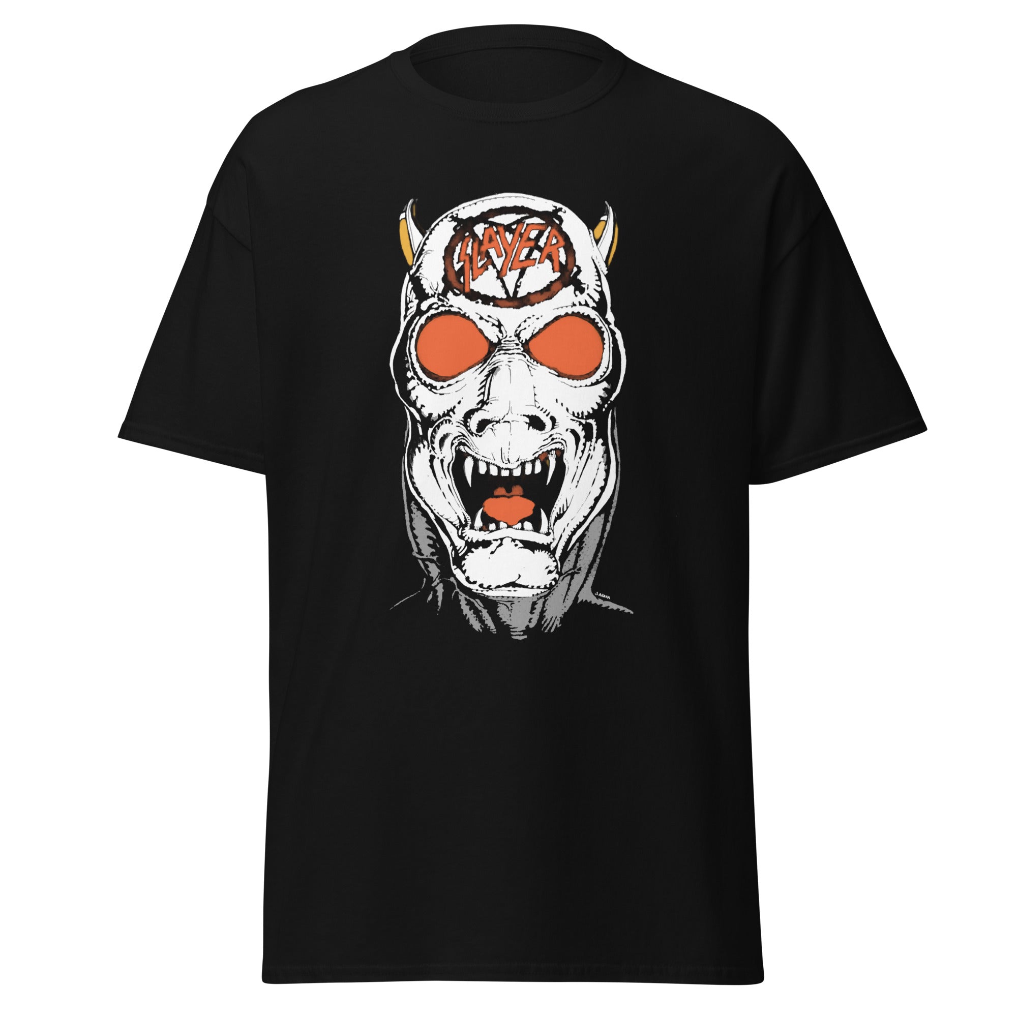 Stakes Slayer - Reign In Blood 86-87 Tour Vintage Jumbo Print T-Shirt Black