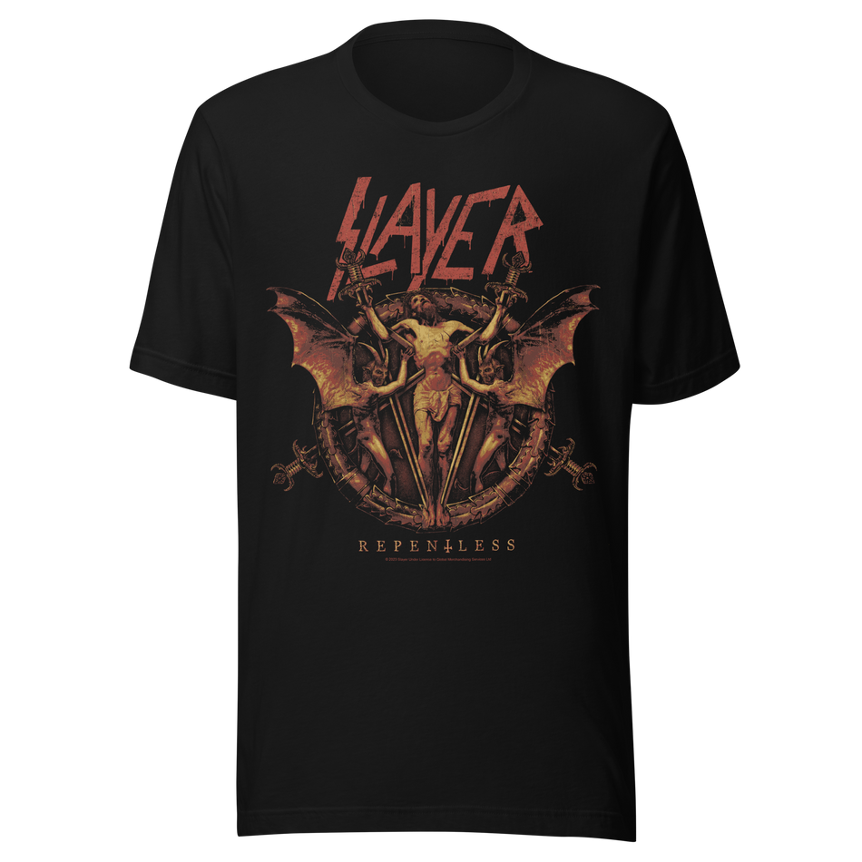 Stakes Slayer - Repentless Jumbo Print T-Shirt Black