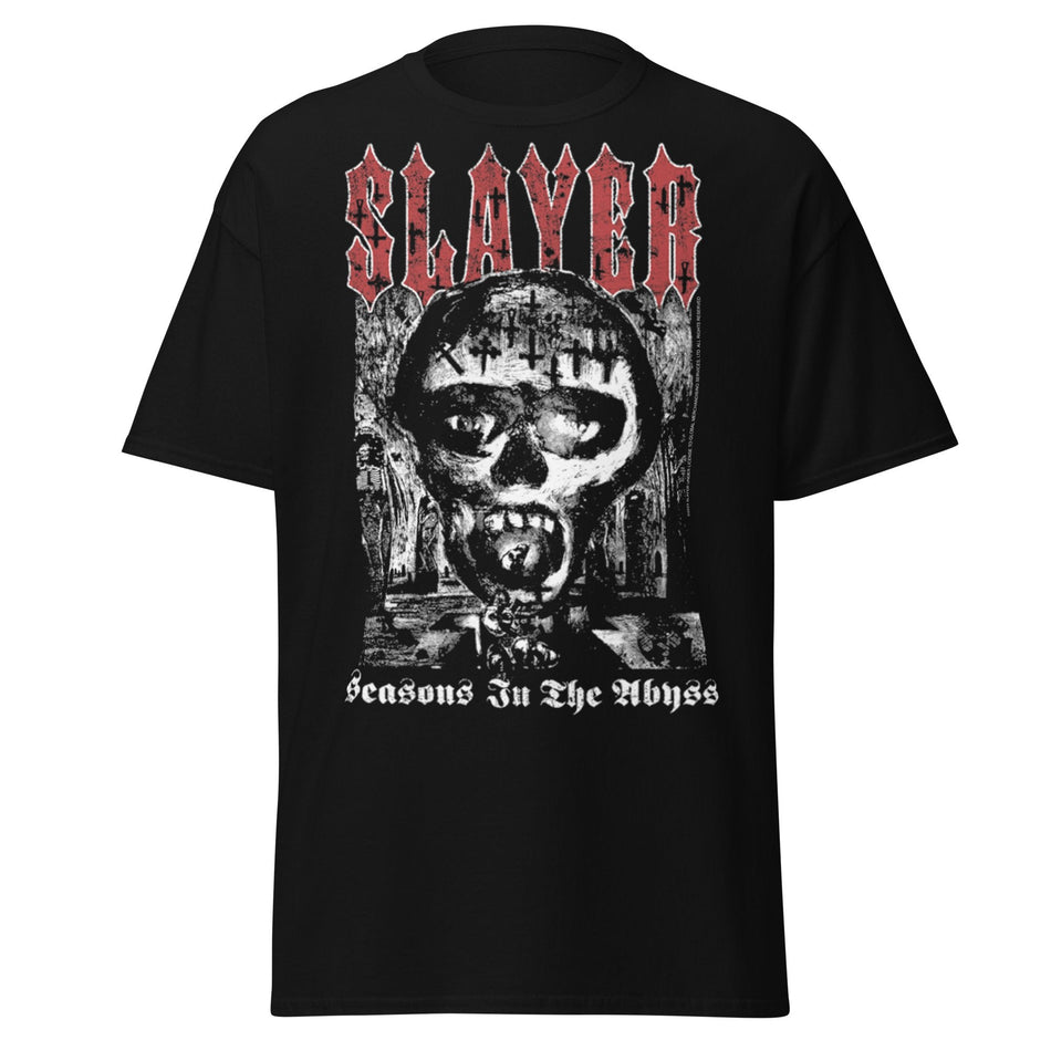 Stakes Slayer Seasons in the Abyss Jumbo Print T-shirt Black