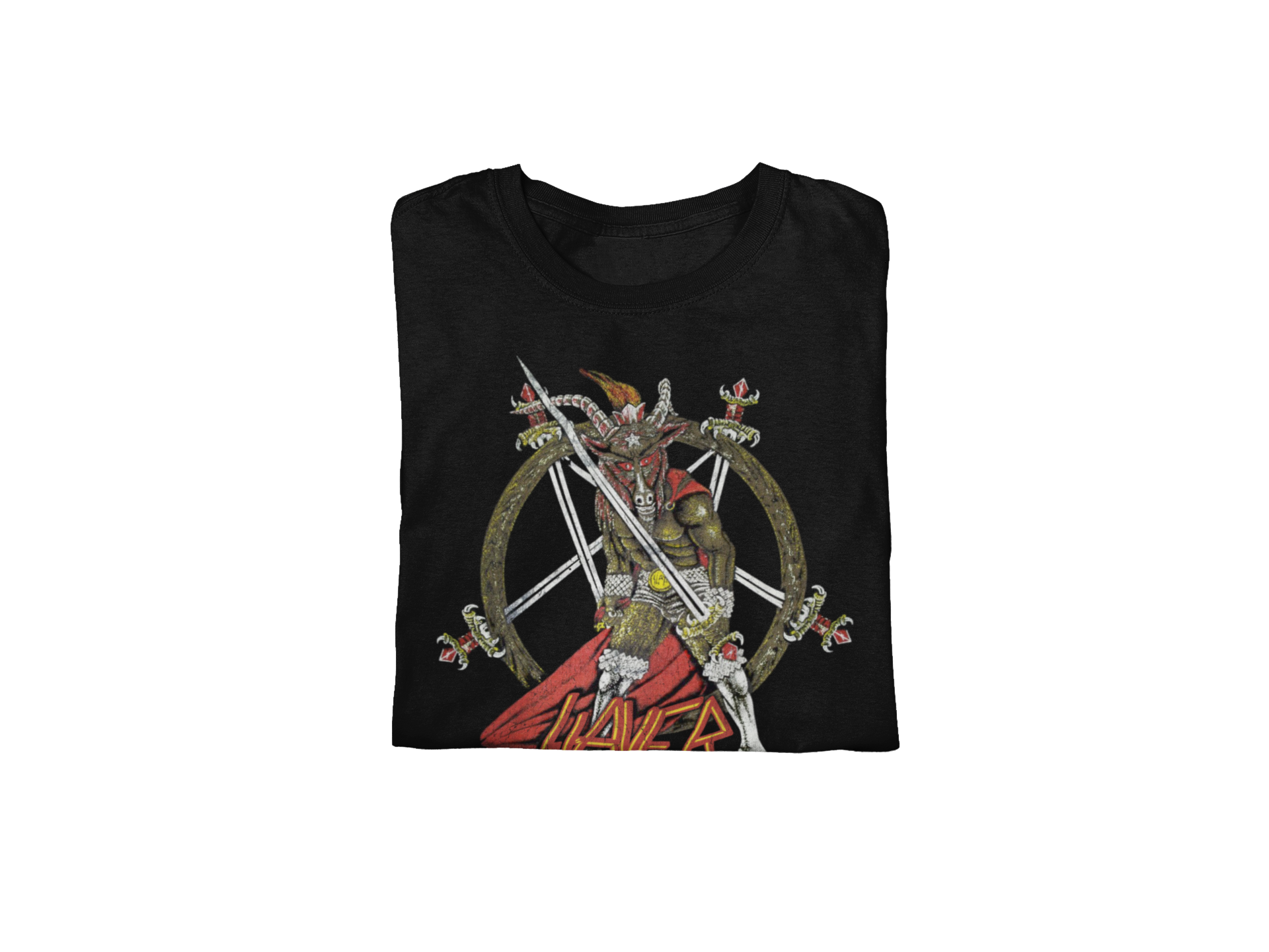 Stakes Slayer - Show No Mercy Jumbo Print T-Shirt Black