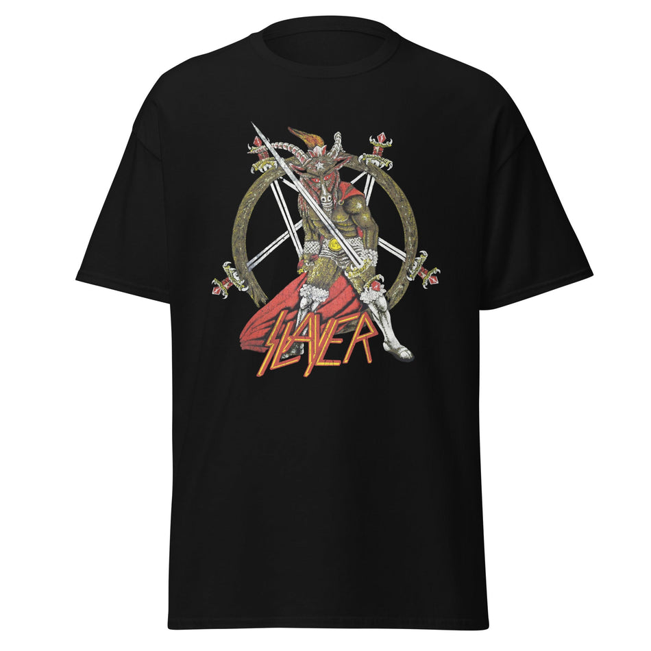 Stakes Slayer - Show No Mercy Jumbo Print T-Shirt Black