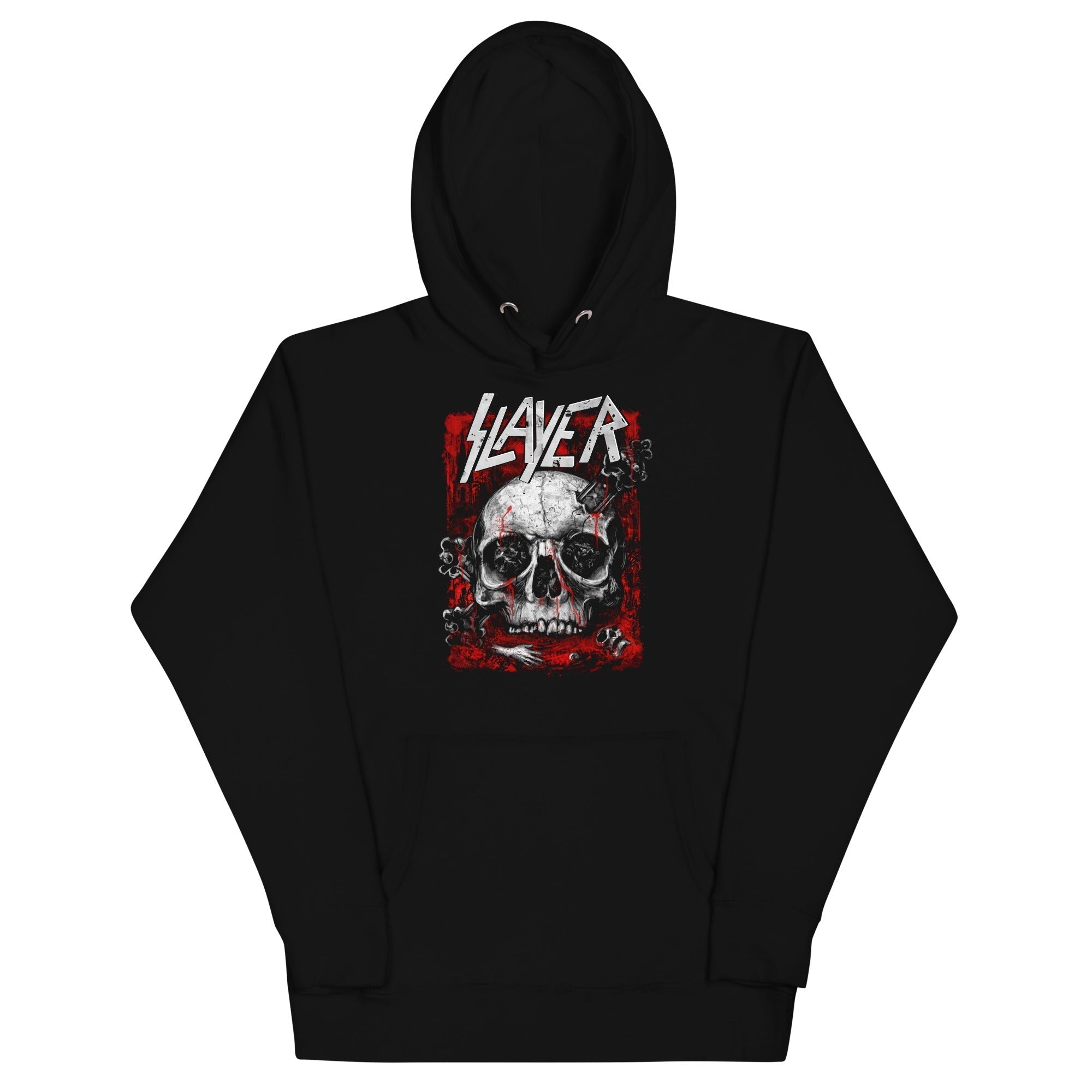 Stakes Slayer - Skull Logo Hoodie White