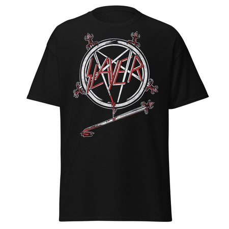 Stakes Slayer Sword Logo Jumbo Print T-shirt Black