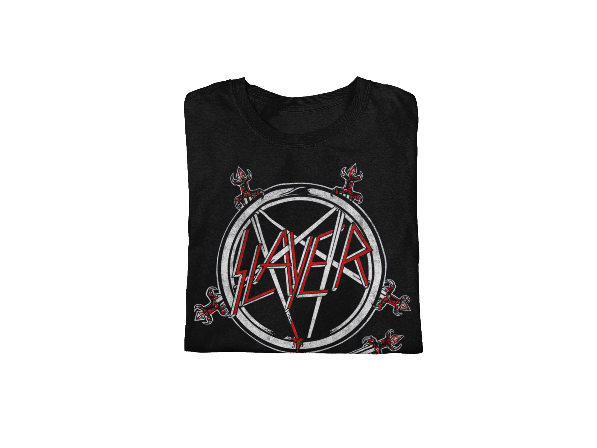 Stakes Slayer Sword Logo Jumbo Print T-shirt Black