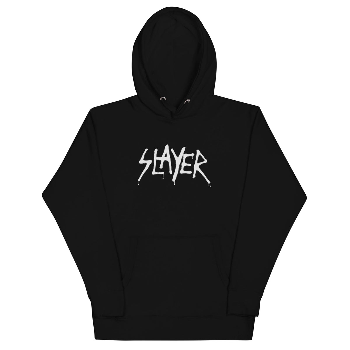 Stakes Slayer - White Drip Logo Hoodie