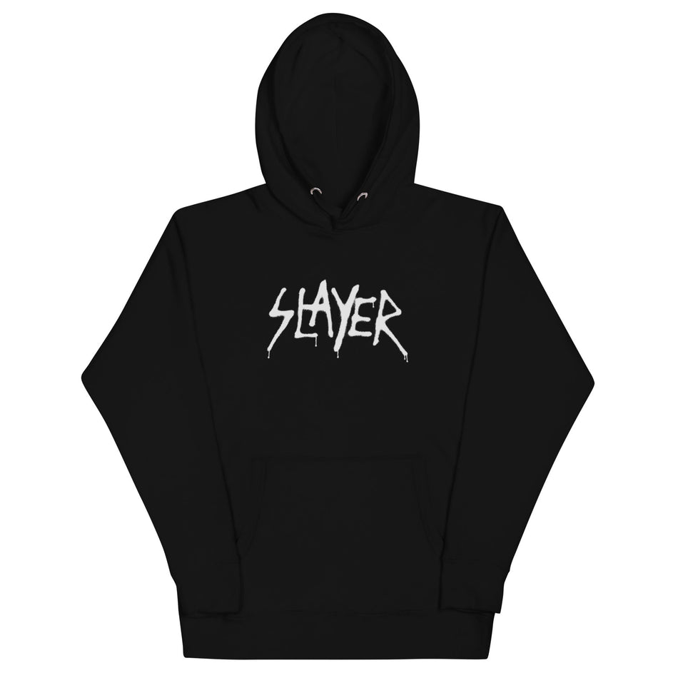 Stakes Slayer - White Drip Logo Hoodie