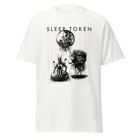 Stakes Sleep Token Take Me Back Jumbo Print T-Shirt White