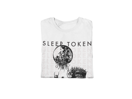 Stakes Sleep Token Take Me Back Jumbo Print T-Shirt White