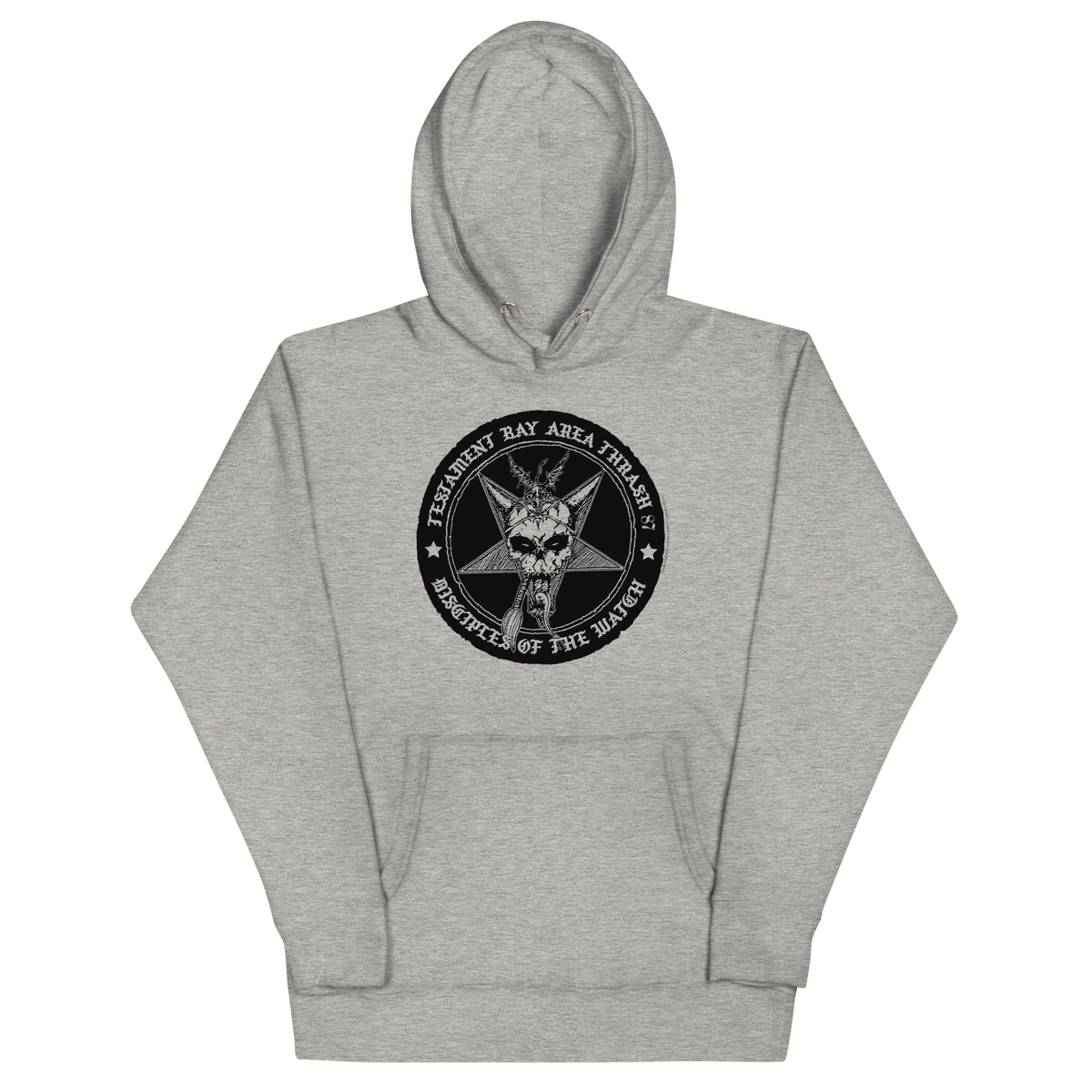 Stakes Testament Bay Area Thrash Hoodie Gray