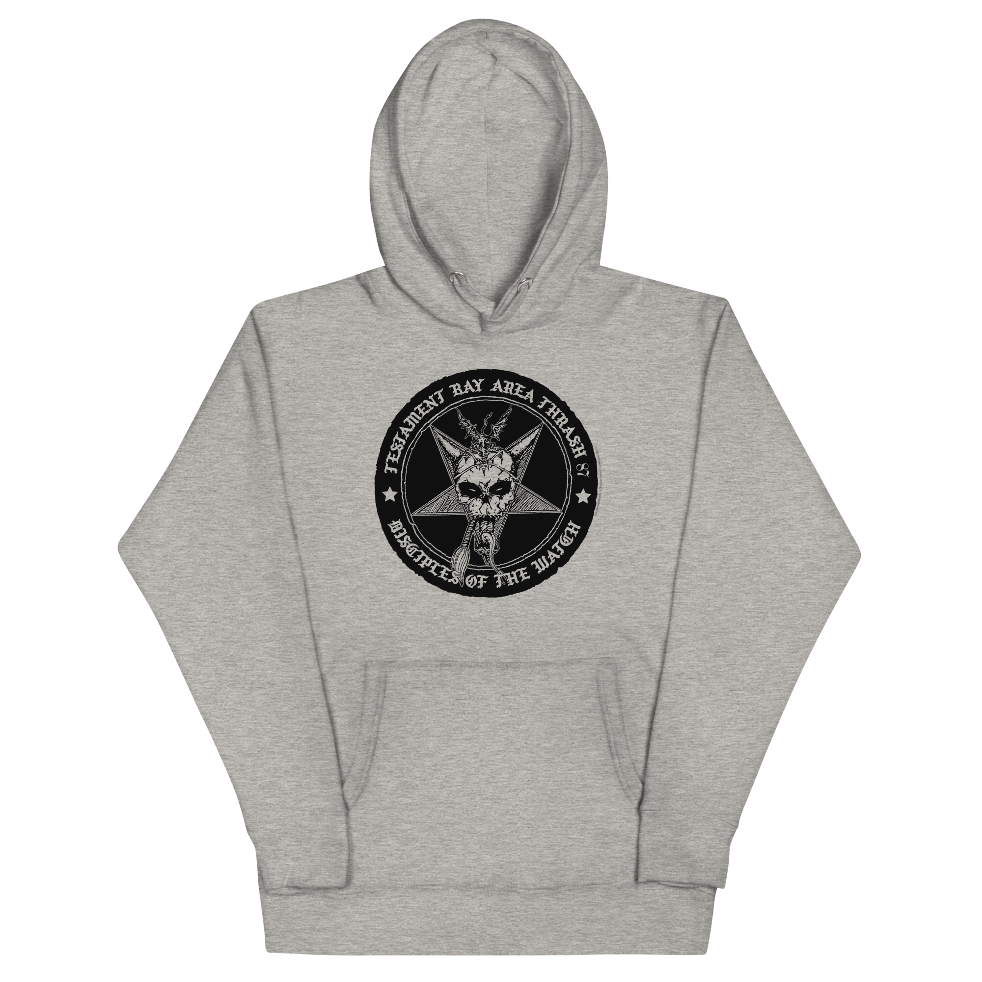 Stakes Testament Bay Area Thrash Hoodie Gray